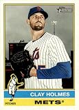 2025 TOPPS HERITAGE HIGH NUMBERS #553 CLAY HOLMES NEW YORK METS BASEBALL OFFICIAL TRADING CARD OF MLB
