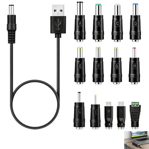 Conduttore in rame puro & Struttura rinforzata: nucleo in rame puro per una trasmissione stabile ed efficiente. Connettori rinforzati resistenti ai collegamenti ripetuti. Cavo USB 5V a DC guaina in PVC flessibile, durevole e resistente alla flessione.