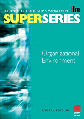 Buy Organisational Environment (ILM Super Series) โ BookShops.in