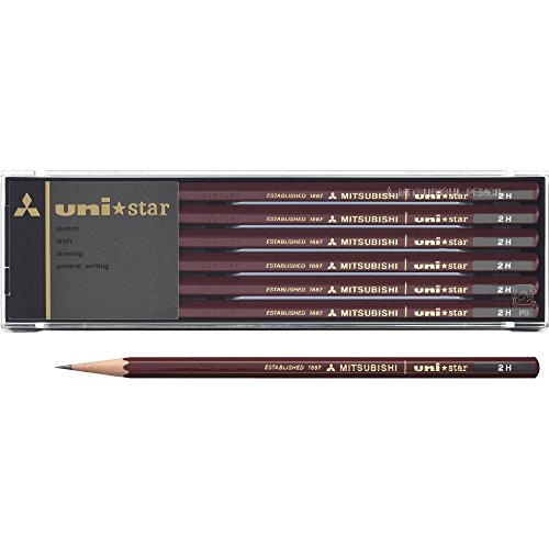 Mitsubishi Pencil pencil UNISTER hardness 2H US2H by Mitsubishi Pencil Co., Ltd.