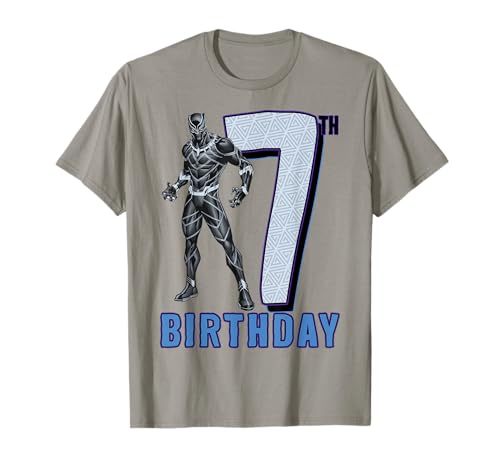 T-shirt Black Panther 7 ans vêtement coton garçon Marvel