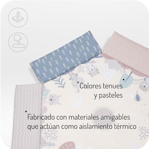 Variante de Momi gimnasio bebe 3 en 1 con colchoneta, arcos y piscina de bolas