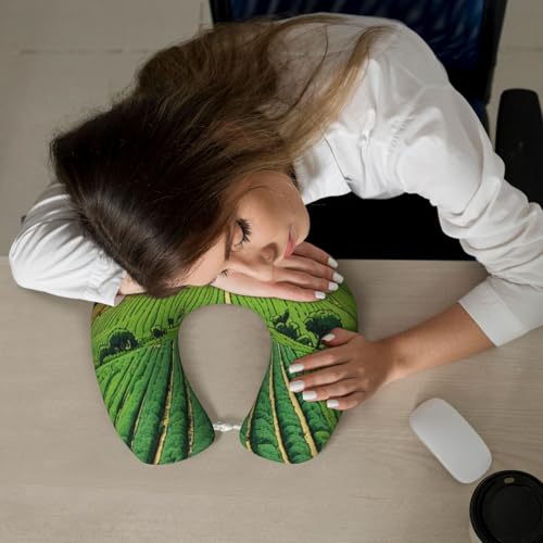 Almohada U de poliéster para cuello tamaño único miniatura 7
