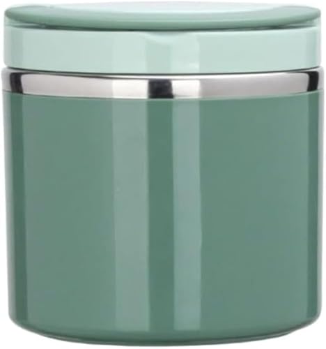 Rutexc ランチジャー ステンレス鋼製 丼型 大容量 保温保冷 ハンドル付き サーマルスープカップ機能 通勤通学用 男女兼用 保温弁当箱