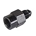 Fragola Performance Systems 495020-BL #3 X 1/8 Fpt Gauge Adapter-Straight Black