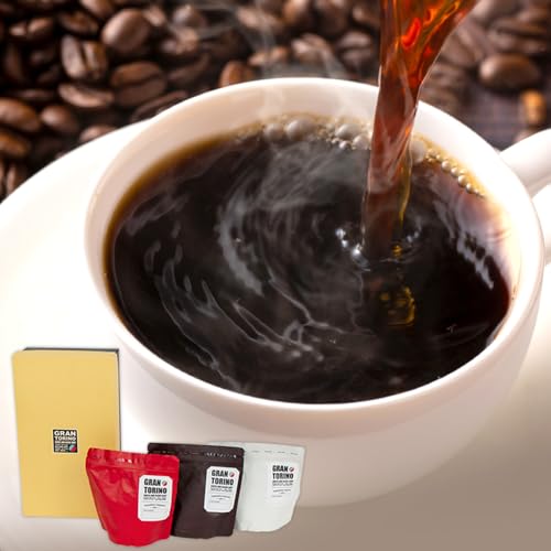 GRAN TORINO 200g×3種類 コーヒー 豆 キリマン トラッドブレンド グアテマラ モカ マンデリン 2セットから選べる 3種 飲み比べ セット 計600g 自家焙煎 珈琲豆 ドリンク 飲料 福岡県 福岡 九州 お取り寄せ (200g×3種類, [ Bセット]モカ、トラッドブレンド、マンデリン)
