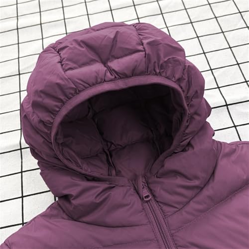 Boy's Girls Winter Windproof Down Jacket Kids Long Sleeve Lightweight Fleece Lined Jackets Outerwear Winter2
