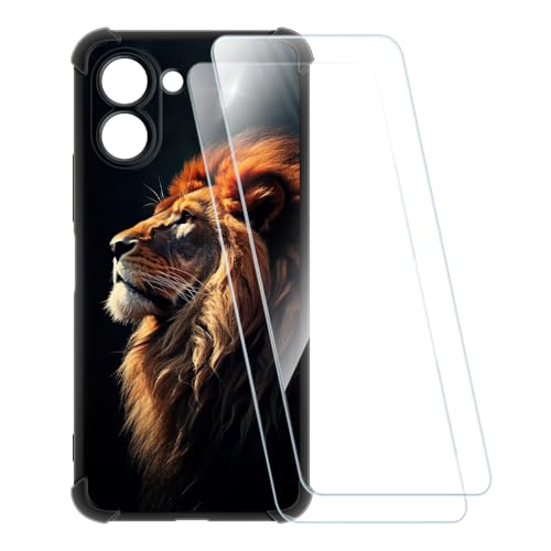 ESACMOT �v�����g�P�[�X + 2�������K���X�t�B���� Tecno Spark Go 3 4G 2026 �Ƃ̌݊�������, �Ռ��z���\�t�g�J�o�[ HD�N���A (���C�I��1)