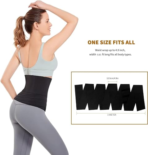 Image of bagsmart Shape Wear for Travel Universal Women Waist Women Tummy Shaper for Women for Various Body Shaper for Women Tummy Tucker Shapewear for Women & Men Slimming Belt Belly (3M)