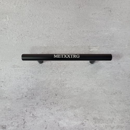 METXXTRG Common metal pulls Matte Black T-Shaped Handle, Solid Metal Kitchen Drawer Handle, Suitable for Cabinets, Wardrobes, and Dressing Tables