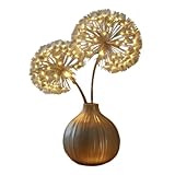 Blissful Bright Dandelions, Dandelion Lamp, Artificial Dandelion Branches with Lights, for Room Fireplace Table Christmas Decor (#1pc)