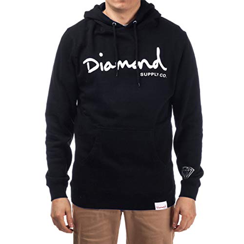 diamond og script hoodie