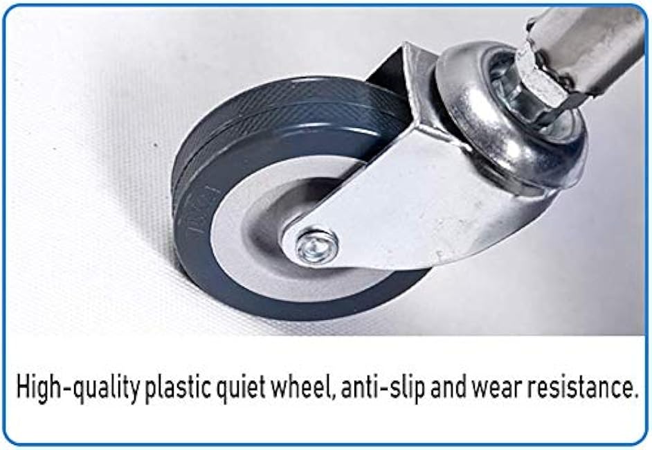 Carts Trolley Movable Carts, Kitchen Storage Hand Trucks, Hotel Linen Cart with Rolling Wheels,Round Laundry Sorter Rolling Trolley for Lobby with Movable Cover-cBYF6RJW