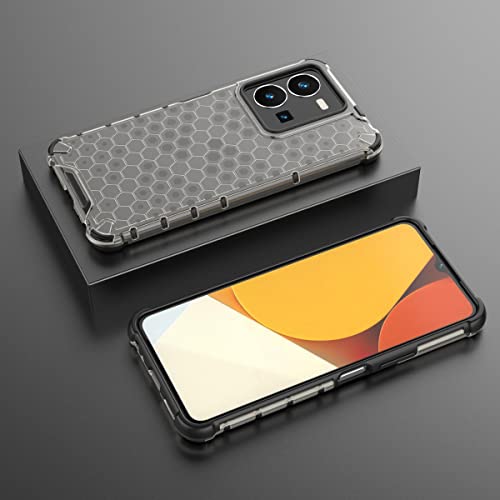 Image of Glasgow Back Case Cover Compatible with [ Vivo Y35 ] (Stylish Design) - Black