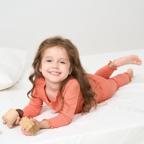 Image of pureborn Baby Pajamas Set Toddler Snug Fit Cotton Sleepwear 2pcs 12M-7Y