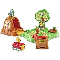 VTech Tut Tut Baby Flitzer – Winnie The Pooh en el Bosque de los Cien Acres – Juego Interactivo con Winnie The Pooh Cabrio – para niños de 1 a 5 años