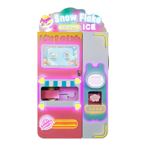24/7 Unmanned Soft Serve Ice Cream Vending Machine - 45s