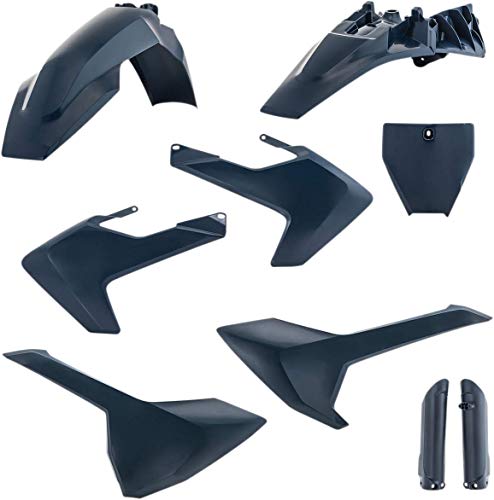 Kit plastiques HUSQ TC85 2018 bleu pour remplacer un carénage cassé