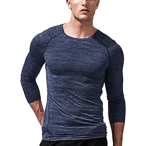 Camiseta de compresión de running para hombre Muscle Alive Cover