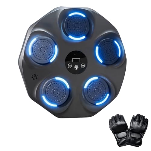 Máquina de Entrenamiento de Boxeo Musical. Equipo de Boxeo para Pared con LED, Guantes de Boxeo, Bluetooth y Luces al Ritmo de la Música. Maquina de Boxeo para Niños/Adultos. (9 modos, 43x43 cm) Máquina de Entrenamiento de Boxeo Musical. Equipo de Boxeo para Pared con LED, Guantes de Boxeo, Bluetooth y Luces al Ritmo de la Música. Maquina de Boxeo para Niños/Adultos. (9 modos, 43x43 cm)