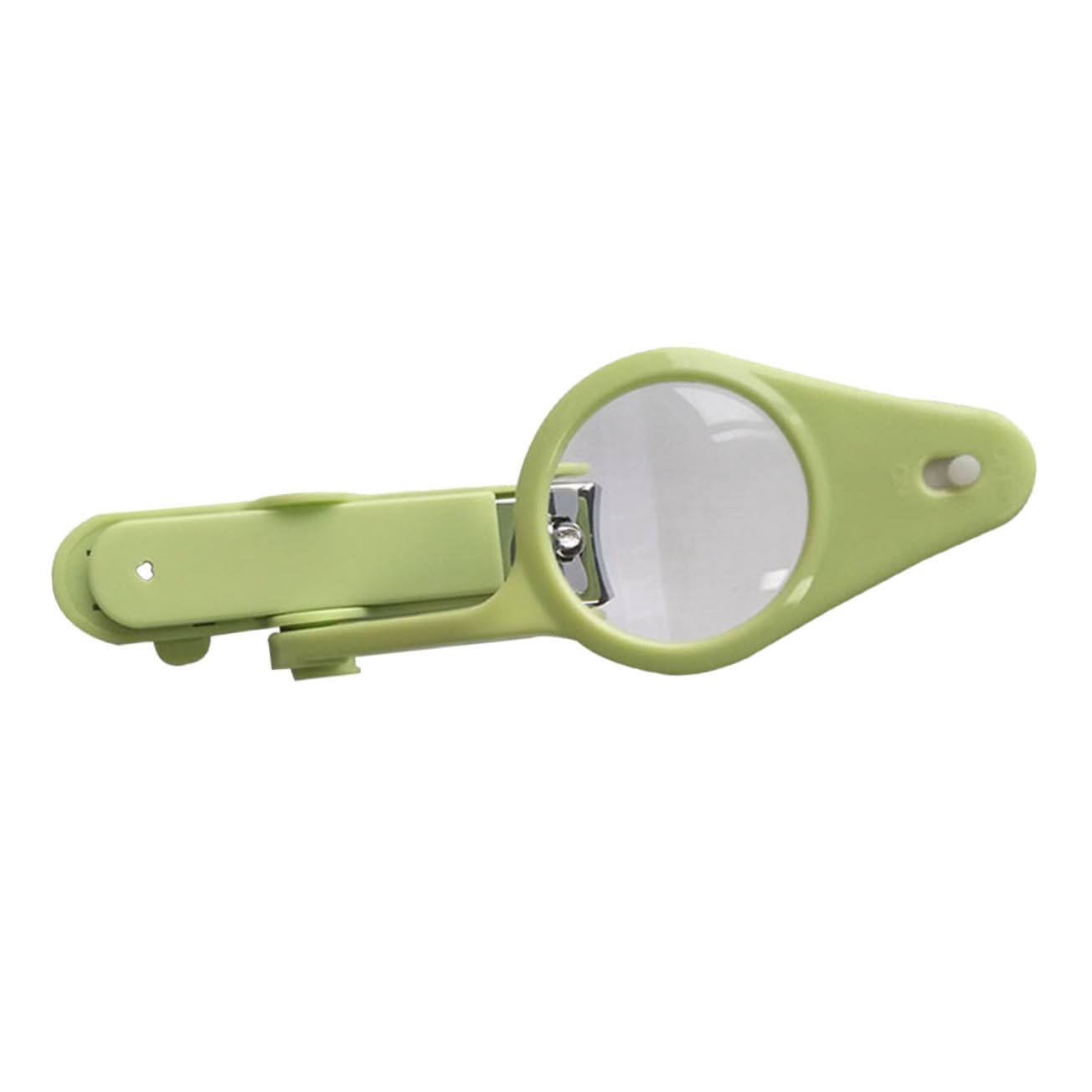 HANABASS Portable Nail Trimmer with Light and Magnifier Safe Nail Clippers for Newborns Durable Nail Care Tool Green for Grooming and