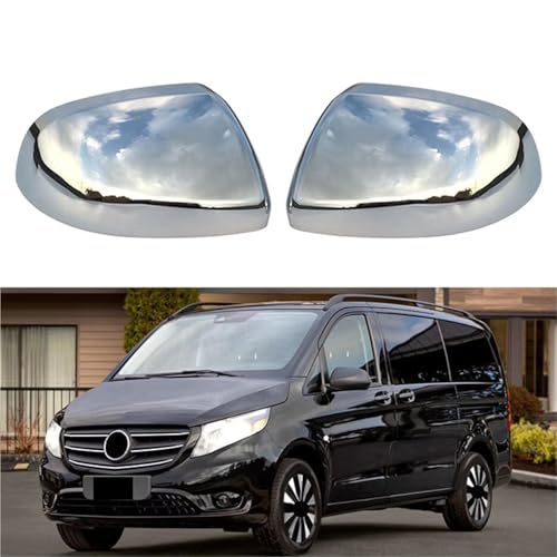 Couvercle de rétroviseur extérieur argenté pour Benz Vito W447 - 6