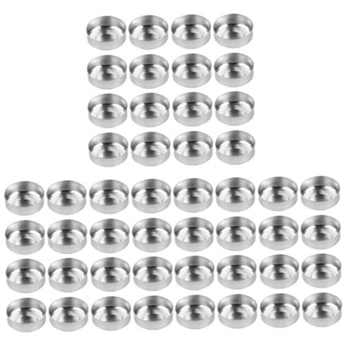 SHINEOFI 300piezas Recipientes De Aluminio Para Velas Molde De Taza Tealight Caja Vacía Para Hacer Velas y Fácil De Usar