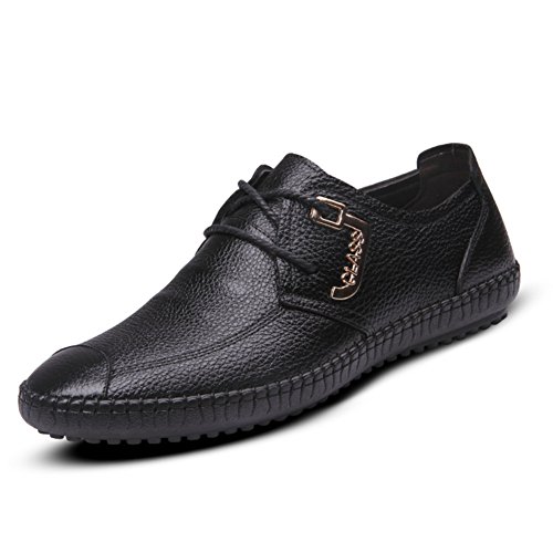 Chaussures de sport pour hommes en cuir respirant et souple