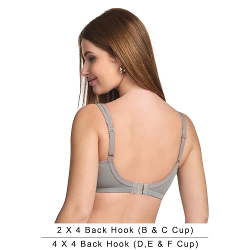 Image of TRYLO Women Full Coverage Bra, Cotton