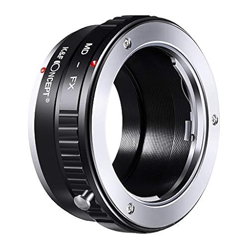 K&F CONCEPT Adaptador de Objetivo Minolta MD/MC-FX,Anillo Adaptador de Montura Lente Compatible con Objetivos Minolta MD/MC a Cuerpo de Cámara Fujifilm X Mount Fuji XT2 XT20 XE3 XT1 X-T2 | Ya disponible en tu tienda friki favorita! En mundofriki.es!