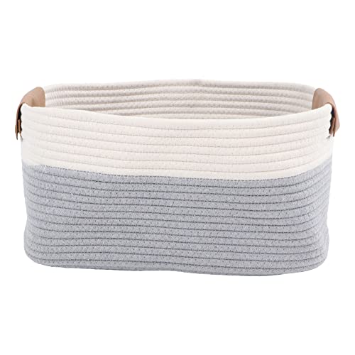 Panier de corde en coton tressé durable pour une décoration intérieure épurée