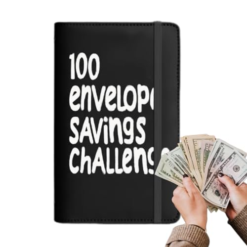 100 Envelope Saving, Spar Challenge Buch 100 Tage Sparen Herausforderung Binder, Umschläge Spar Challenges Binder To Save €5,050 Für Erwachsene Kinder