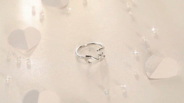 Anillo Ajustable Abierto Abrazo Para Mujer Plata Solida 925
