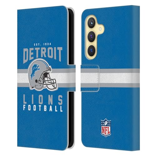 Funda Detroit Lions Samsung S24 evita arañazos pantalla con tapa