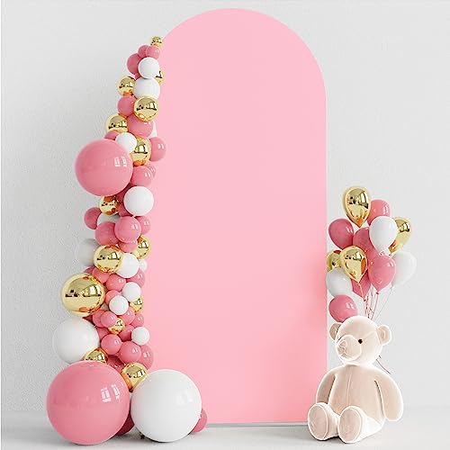 Wokceer 6FT Arch Backdrop Cover Pink Arch Covers Strethy Backdrop