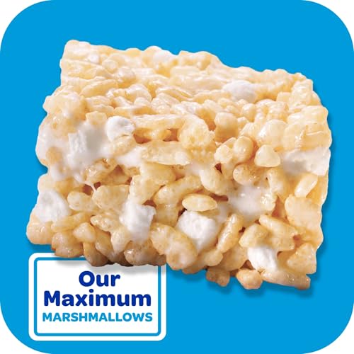 Rice Krispies Treats Homestyle Marshmallow Snack Bars, Kids Snacks, Lunch Snacks, Original, 27.9oz Box (24 Bars)