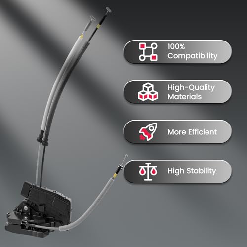 Image of SYERAL Rear Left Driver Side Door Latch Lock Actuator Compatible with Hyundai Elantra 2015-2020 Replaces 81410-F2000 81410F2000