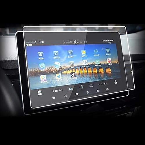 Verre trempé 10.1 pouces x 8 pouces ultra résistant pour écran BYD S2