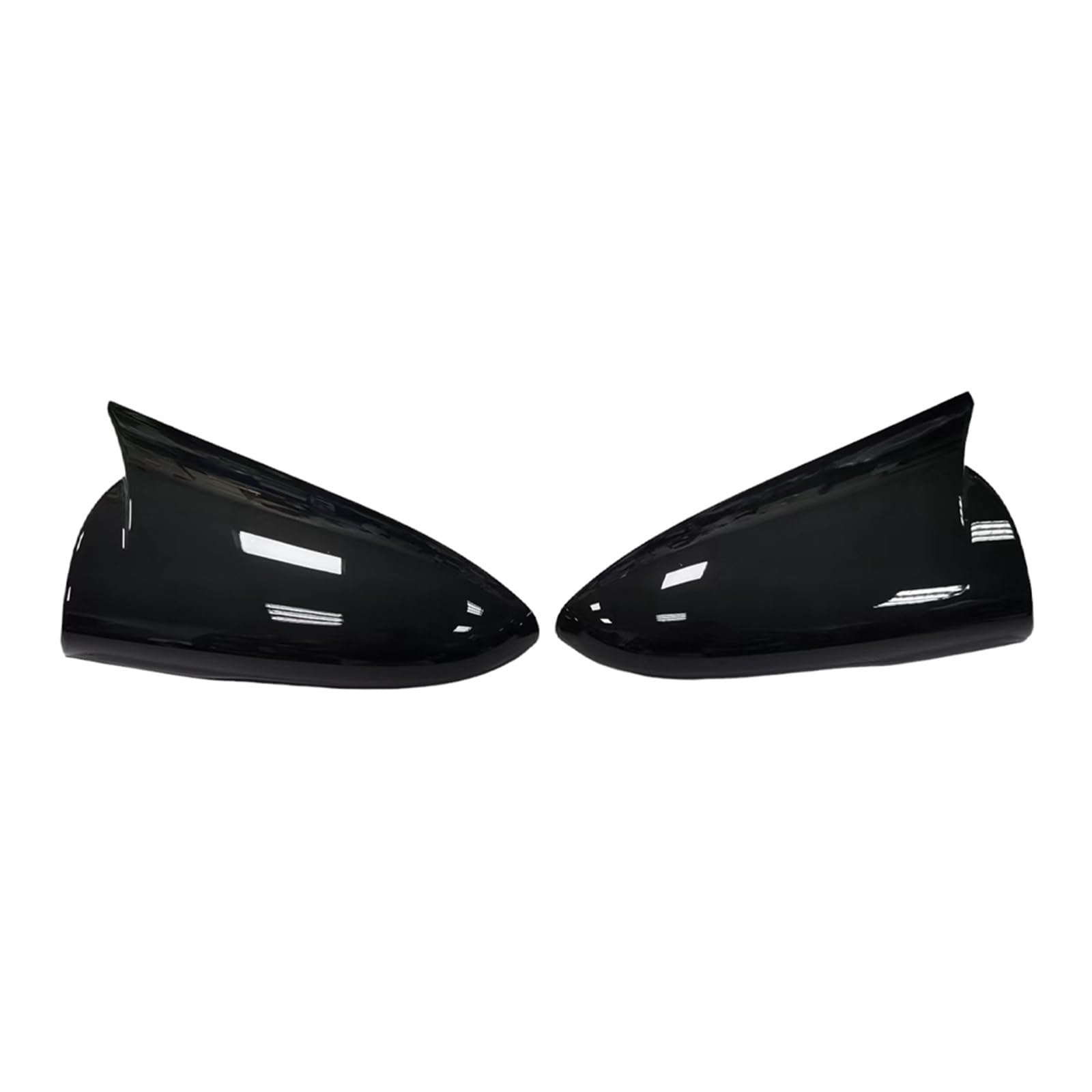 Wing Door Mirror Cover for Hyundai for LAFESTA I20 I20N for BAYON 2020-2023 Car Rearview Side Mirror Cover Sticker Wing Cap Exterior Door Case Trim(Gloss Black)