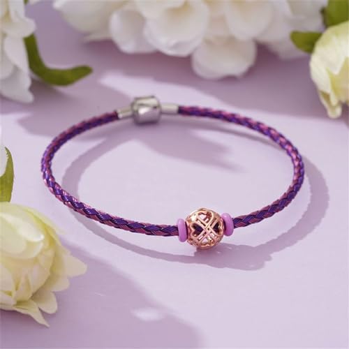 GNOCE Basic Bracelet with 2 Pieces of Stoppers Charm Bracelet for Teen Bride Women Jewelry Valentine's Day3