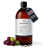 Naissance Traubenkernöl (Nr. 210) 900ml - Natürliche Feuchtigkeitspflege und Conditioner - Für Haare, Haut, Massage, Gesicht, Bart und Aromatherapie