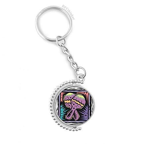 Llavero de raqueta morado, el regalo ideal con la cultura de México de Pilgrim