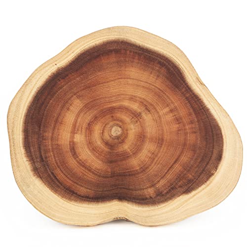 Tabla de Cortar Redonda de Madera Acacia 14 in miniatura 1