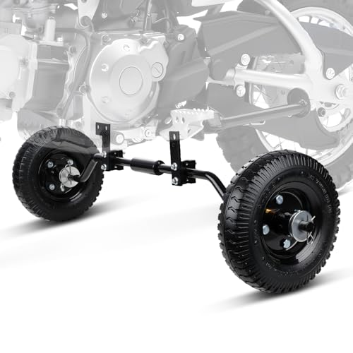 USTPO Dirt Pit Bike Training Wheels 50cc Adjustable Universal for CRF50 MX125 MX350 MX400 PW50 XR50 Kayo KMB60 Z50 TTR50 SYX 50cc Mini Bike Motorcycle