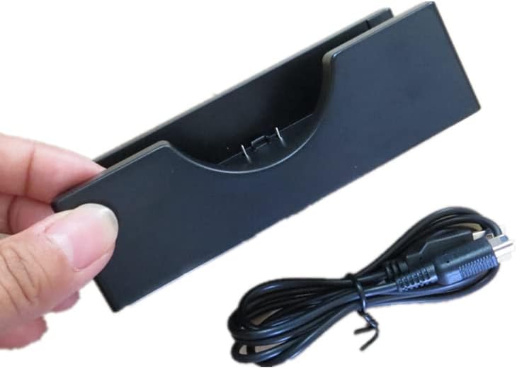 Black ABS Plastic USB Cable Charging Dock Station Desktop Stand Support Holder Charger for New 3DS/New 3DS XL Console
