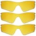 IMYTPFT 3 Compatible/Replacement for Lenses oakleys Radar Path Transparent Yellow Polarized