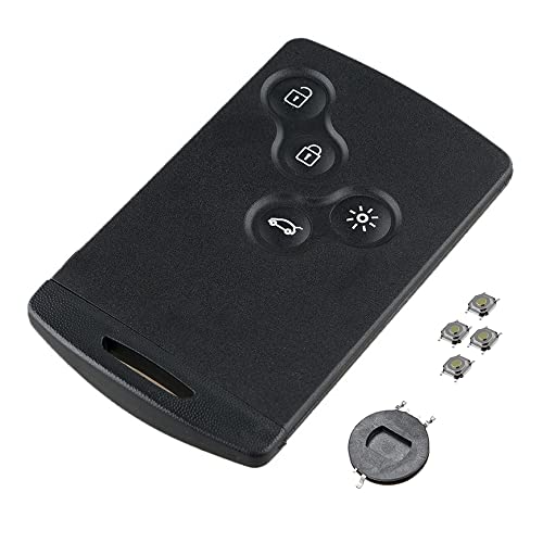 HIGH FIVE - Kit de reparación con autocierre para Tarjeta de Renault Captur, Clio 4, Megane 3, Scénic 3, Laguna 3 (Solución al Problema de Tarjeta no detectada), con Bobina y pulsadores