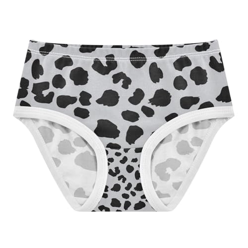 Leopard Print Black Gray Toddler Girls's Underwear 2T 202c1143