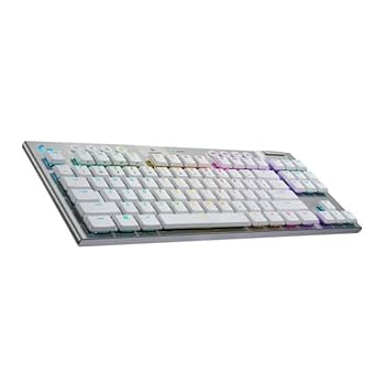 G915 X LIGHTSPEED TKL ワイヤレス ホワイト G915 X TKLワイヤレスRGBゲーミングキーボード｜ロジクールG