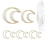 【Breite Anwendung】Diese gold craft hoop ringe sich perfekt für DIY handwerk Kranz, Traumfänger, Makramee Kreationen Ring, Hochzeitskranz, Blumenkranz, Pflanzenbügel und anderes Kunsthandwerk. Fertig Traumfänger Bastelreifen Ringe sind perfekte Geschenke für Ihre Freunde und Familie an Weihnachten, Hochzeit und Geburtstagsfeier.